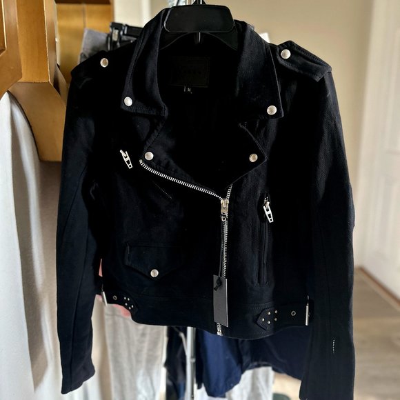 Blank NYC Jackets & Blazers - BLANK NYC Motor City Black Bomber Jacket